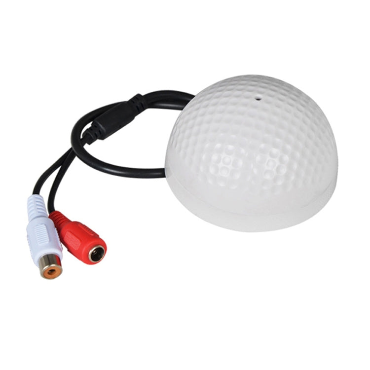 CCTV Microphone Golf Shape audio Pickup Device High Sensitivity DC12V audio Monitoring sound listening device CCTV Microphone Golf Shape audio Pickup Device High Sensitivity DC12V audio Monitoring sound listening device